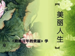 跨越百年的美丽1