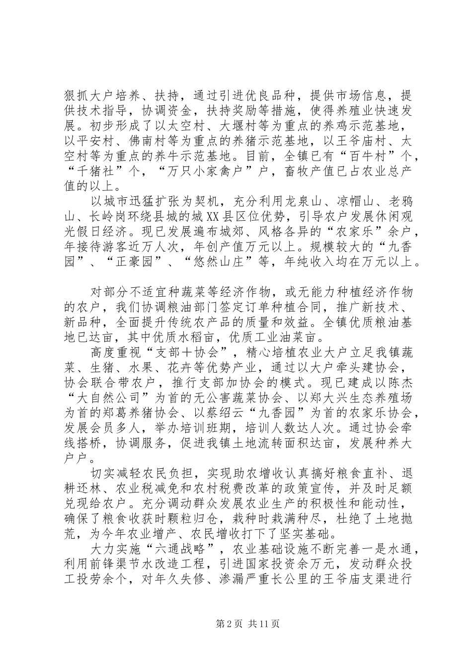 二四年度工作总结（乡镇） _第2页