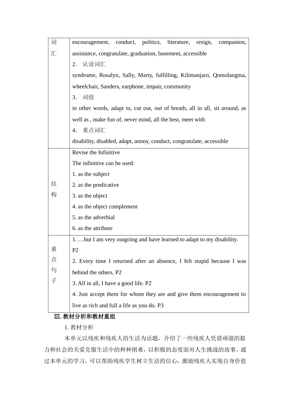 英语选修七Unit+1详细教案_第2页