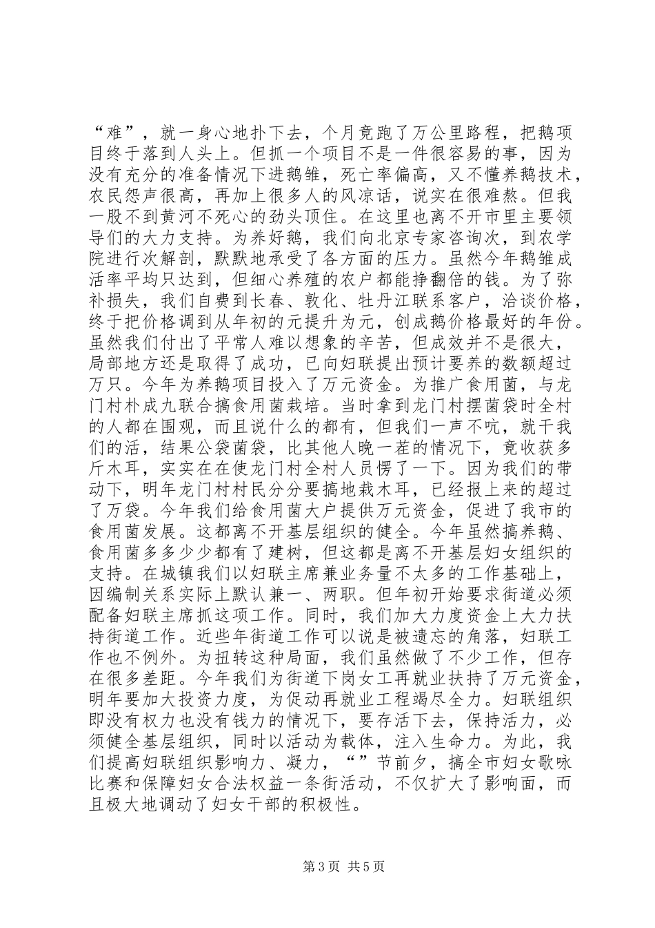 妇联年终工作总结 _第3页