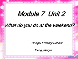 三年级课件Module7Unit2