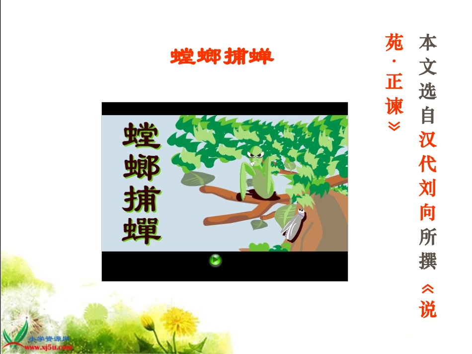 螳螂捕蝉gdkj_第2页