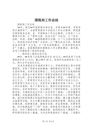 国税局工作总结 (21)