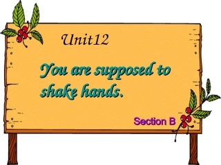 人教版九年级英语unit12课件