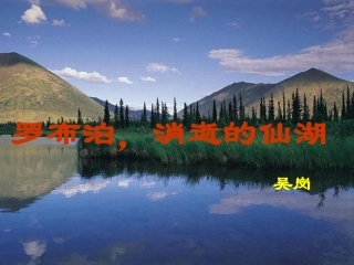 罗布泊消逝的仙湖 (2)