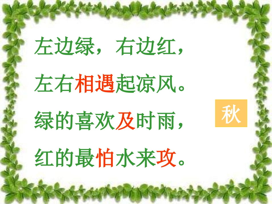 小学一年级语文下册识字五PPT_第2页