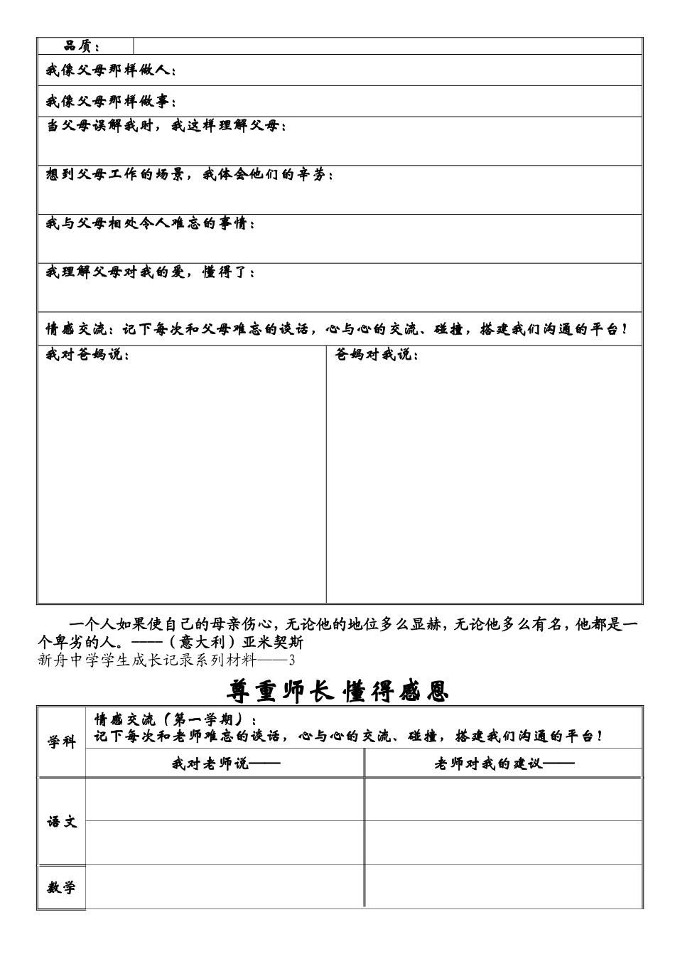 高二7班学生成长档案_第3页