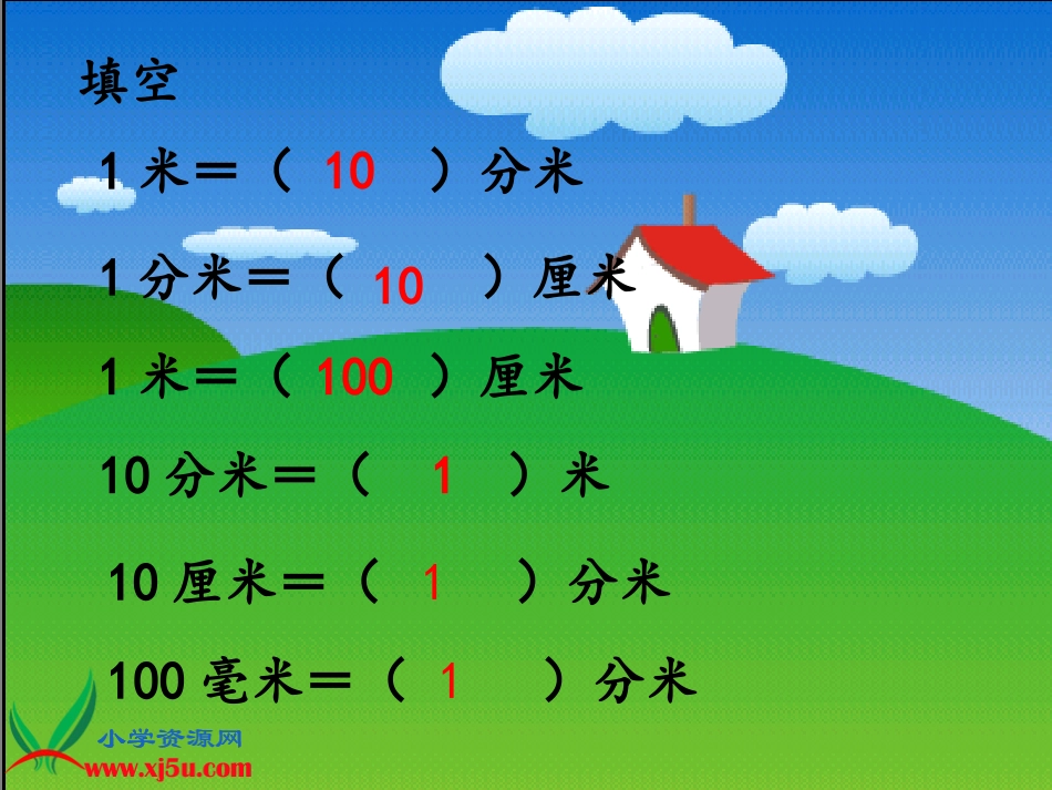 北师大版数学四年级下册《测量活动》课件2_第3页