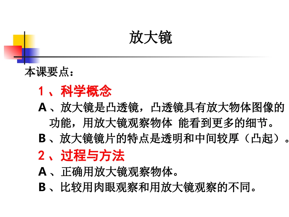 教科版小学科学六年级下册第一单元《放大镜》课件_第1页