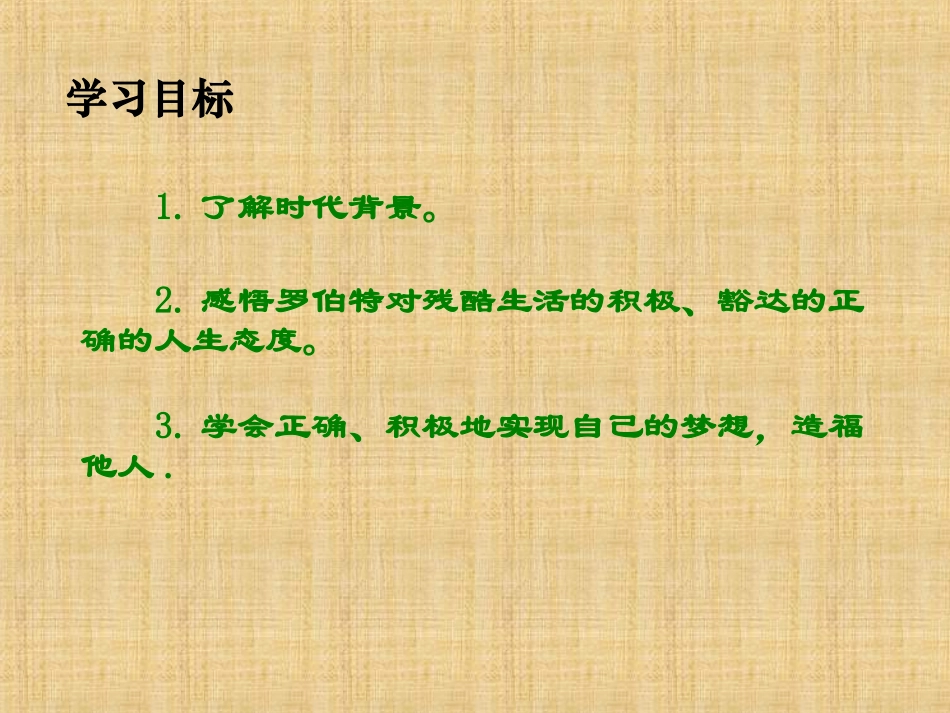 北师大版六年级语文上册《黑孩子罗伯特》公开课课件_第2页