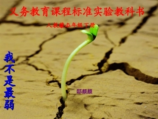 《我不是最弱小的》课件[1]