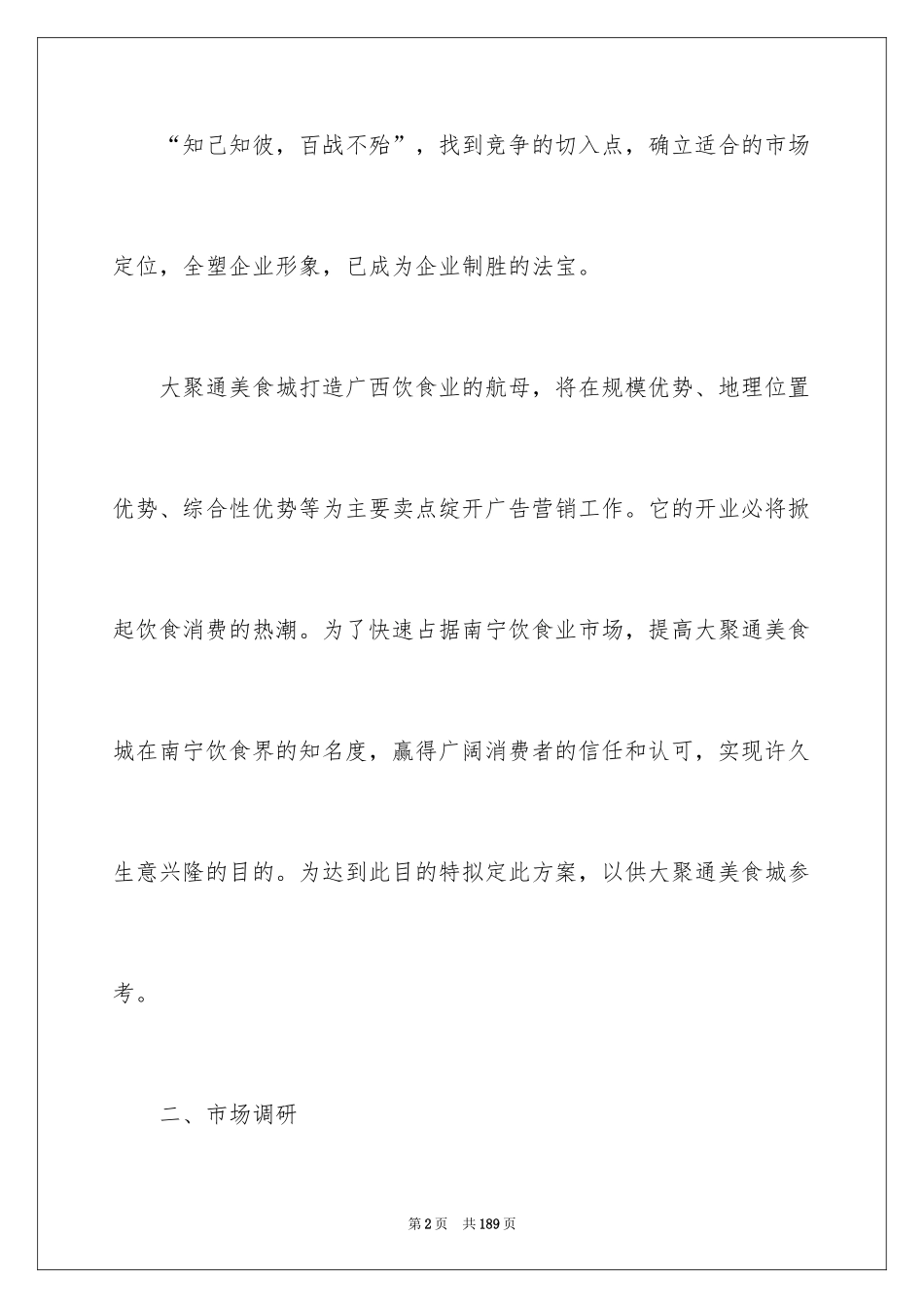 2024优秀营销策划书_第2页