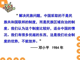 民族区域自治制度适合国情的基本政治制度