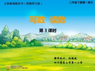 写数、读数(3)