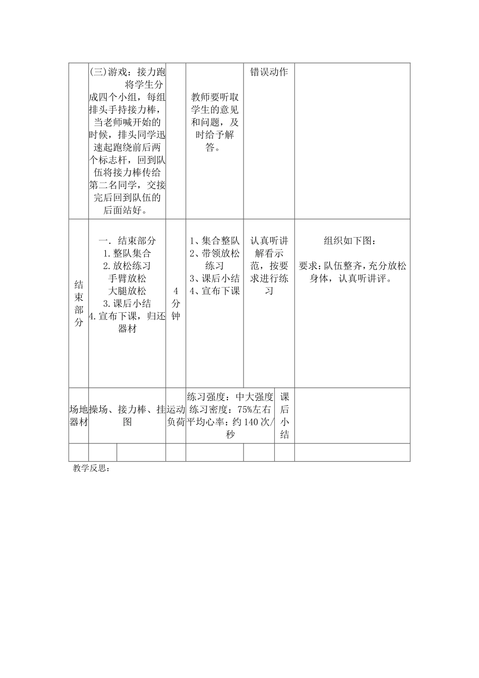 体育公开课教案_第3页
