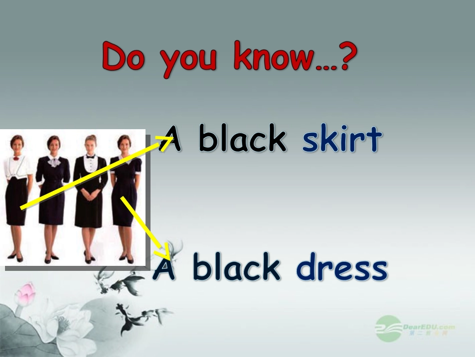 七年级英语上册_Unit_2_Colours_and_Clothes_Lesson_11_Clothes_Around_the_World精美课件_(新版)冀教版_第3页