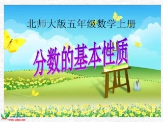 （北师大版）五年级数学上册课件分数的基本性质2