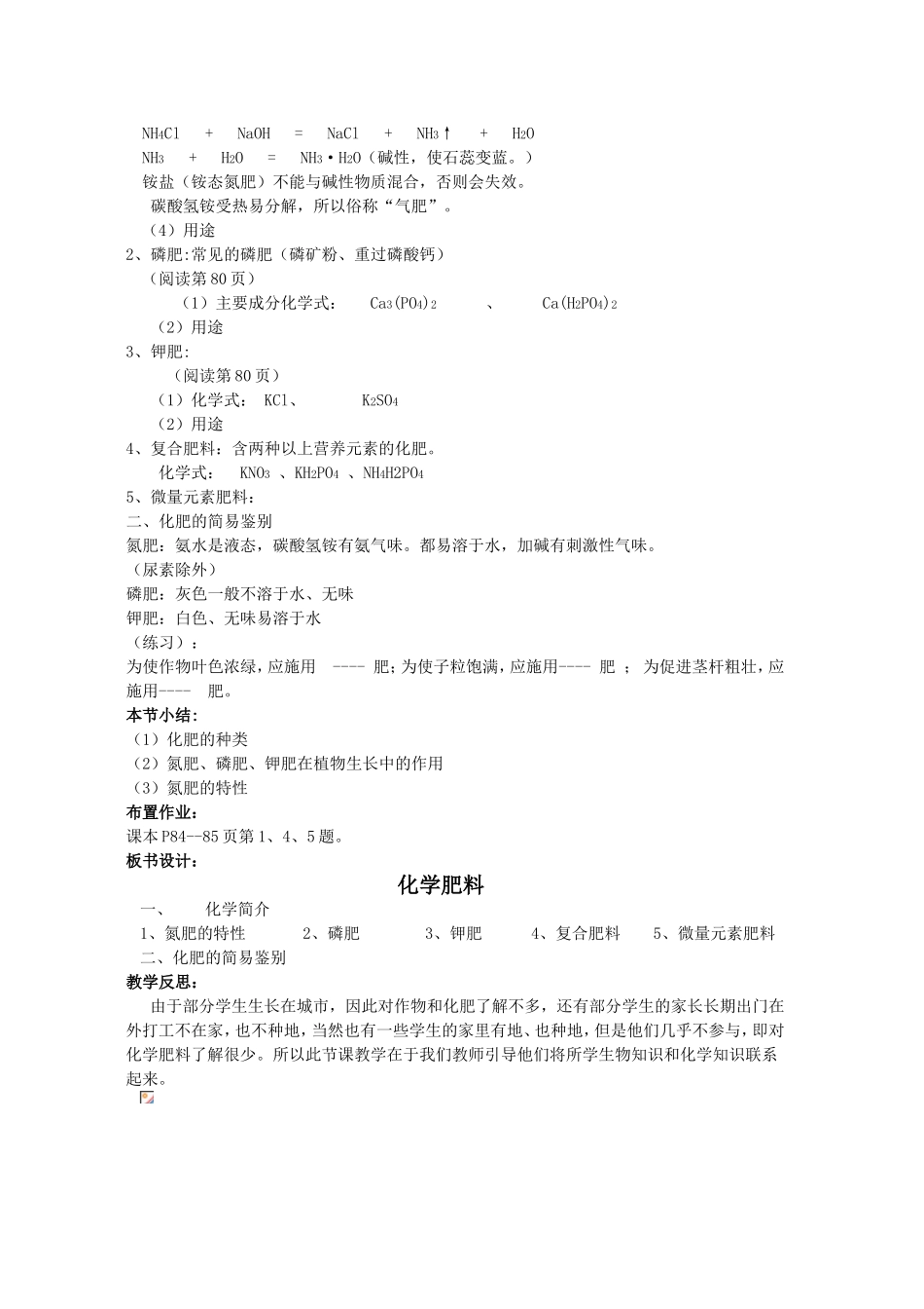 教学设计化学肥料_第2页