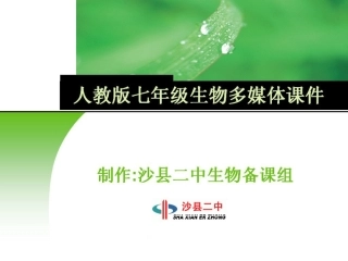 绿色植物与生物圈中的碳氧平衡