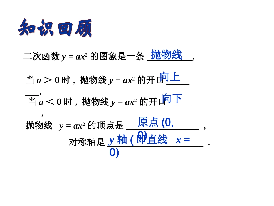 二次函数y=a（x-h)2+k的图象（1）_第2页