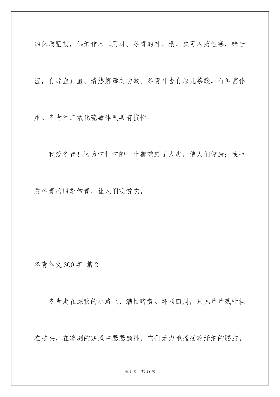 2024冬青作文300字_45_第3页