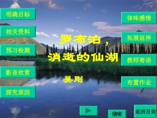 罗布泊，消失的仙湖（优翼原创课件）