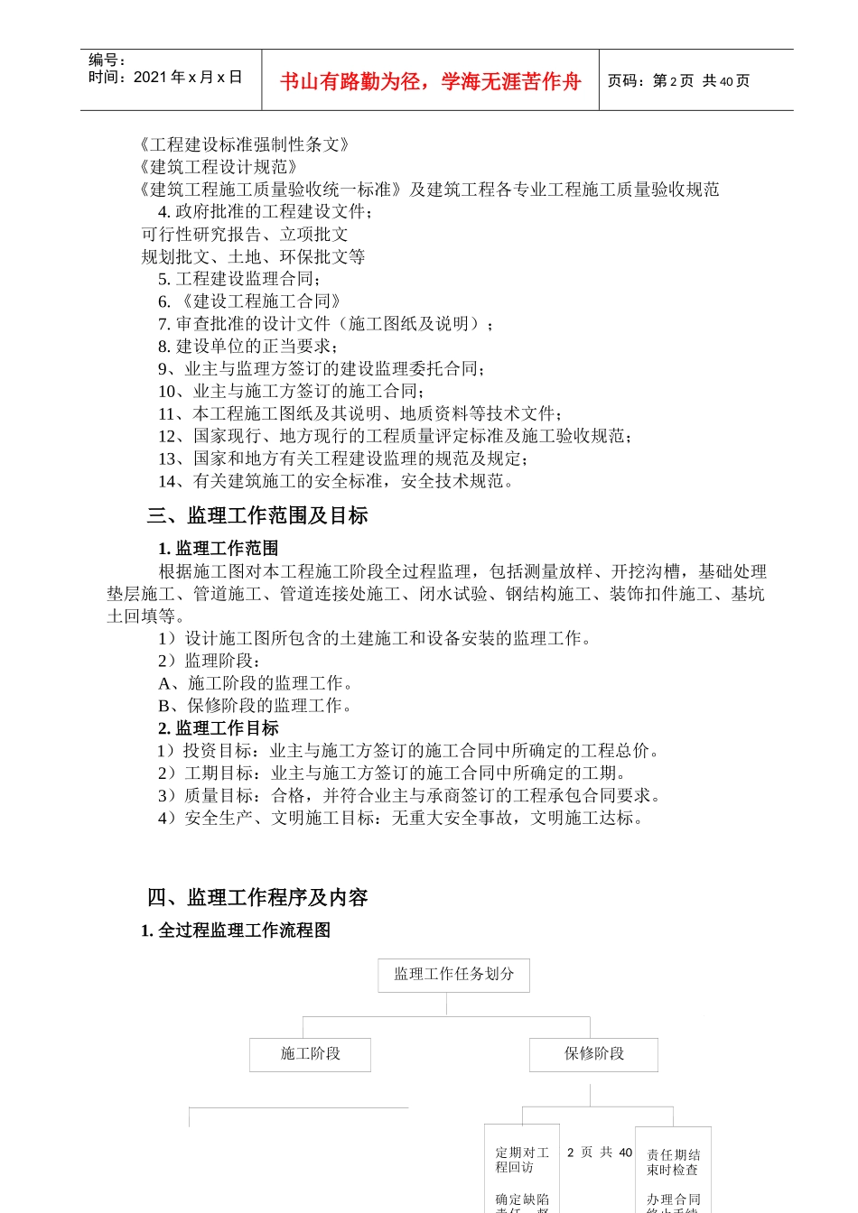 邛崃金丰雅居工程监理规划_第3页
