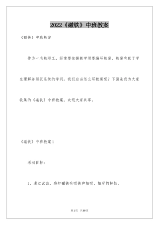 2024《磁铁》中班教案_4