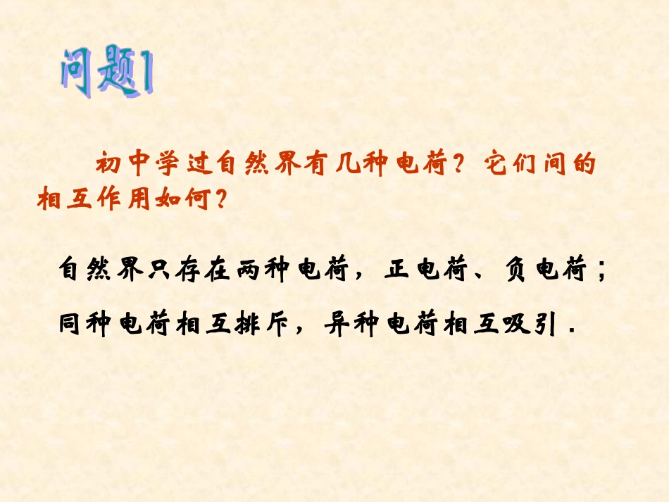 【物理】11电荷及其守恒定律课件1（人教版选修3-1）_第3页
