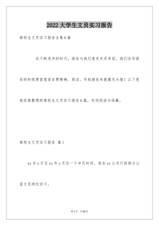 2024大学生文员实习报告_12