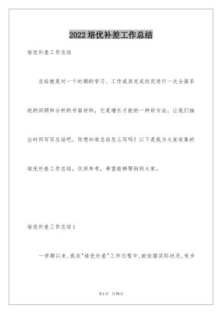 2024培优补差工作总结_12