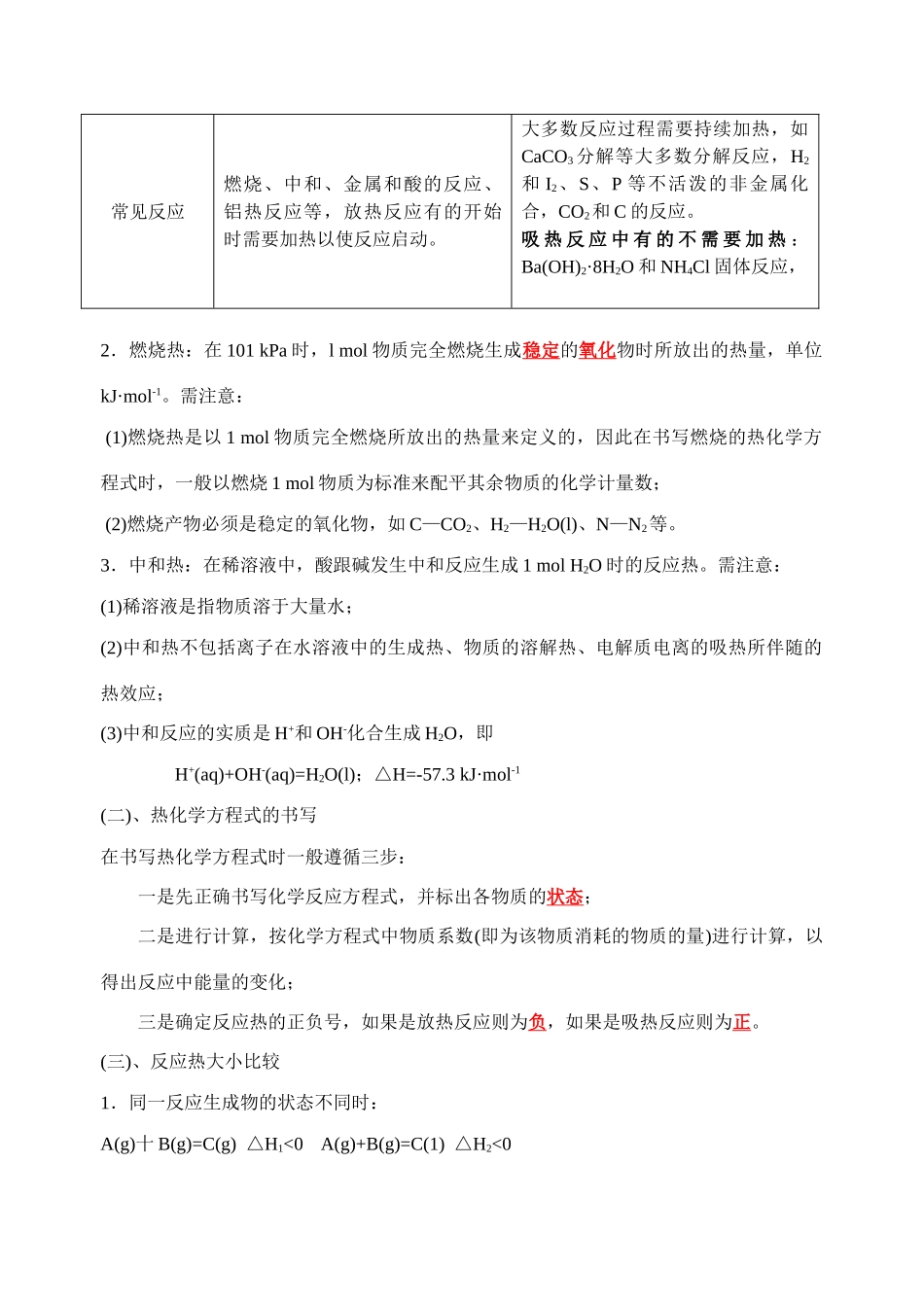 专题4(教师） 化学反应与能量变化_第2页