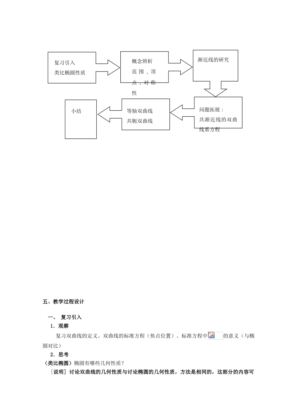 高中数学：12.6《双曲线的性质》教案（1）（沪教版高二下）_第2页