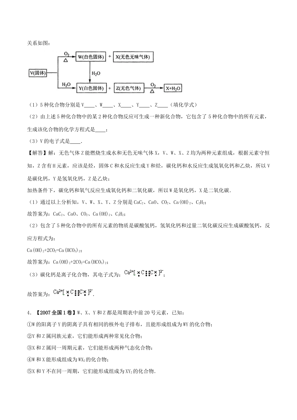 湖南省永州市高考化学二轮复习 课时12 元素推断学案-人教版高三全册化学学案_第2页