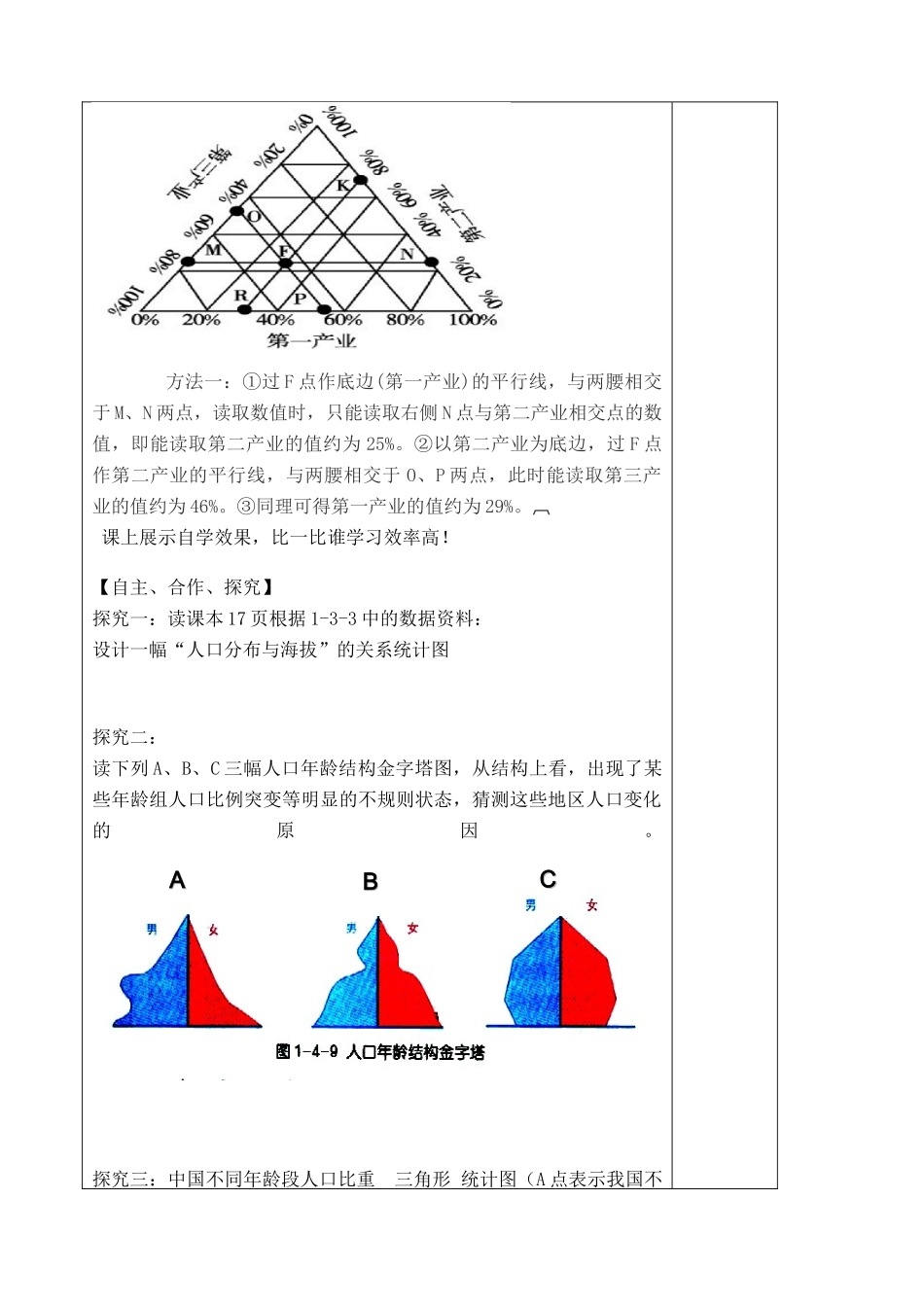山东省泰安市肥城市第三中学高中地理 学用地理统计图学案 鲁教版必修2_第2页