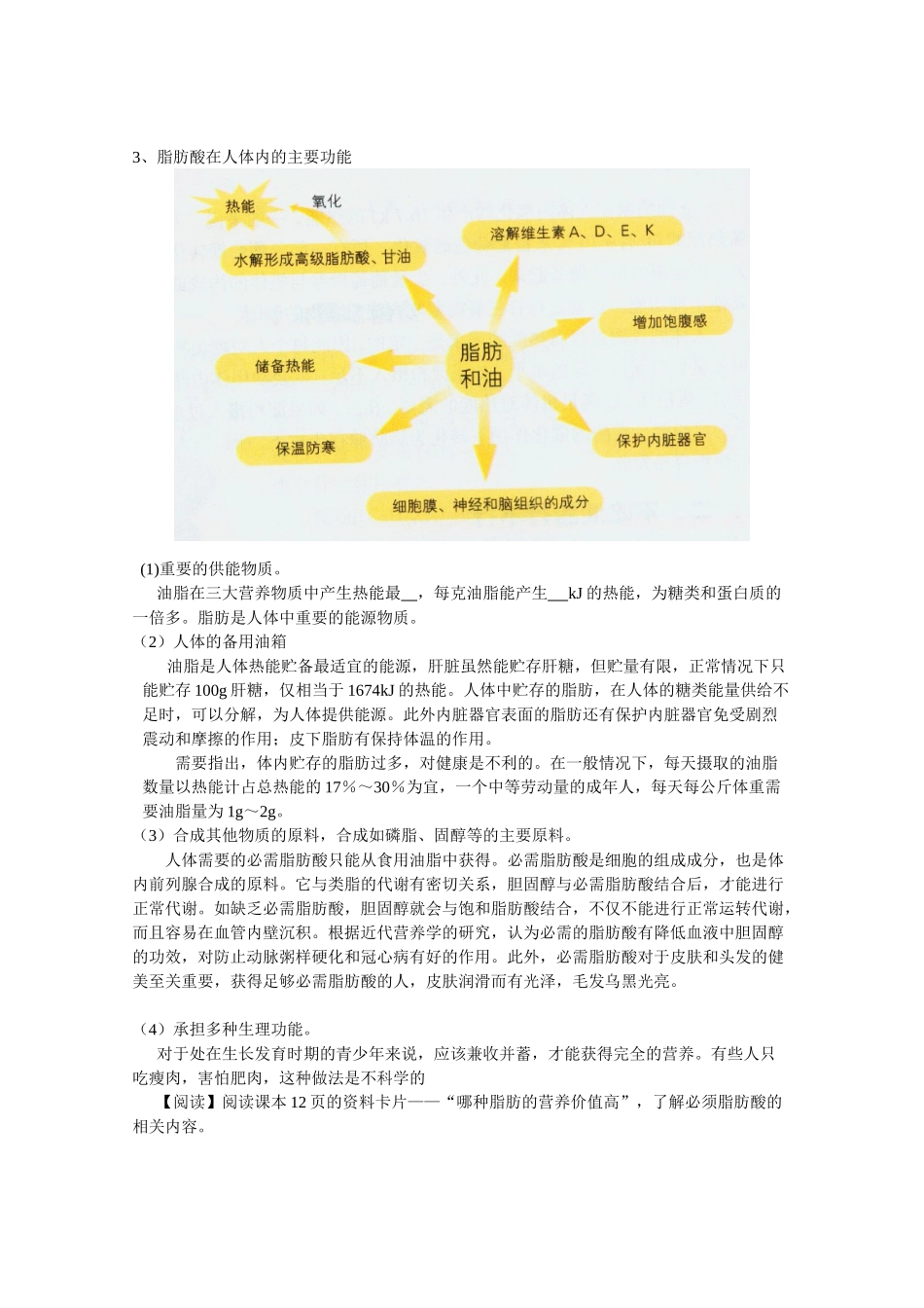 高中化学《重要体内能源——油脂》学案2 新人教版选修1_第2页