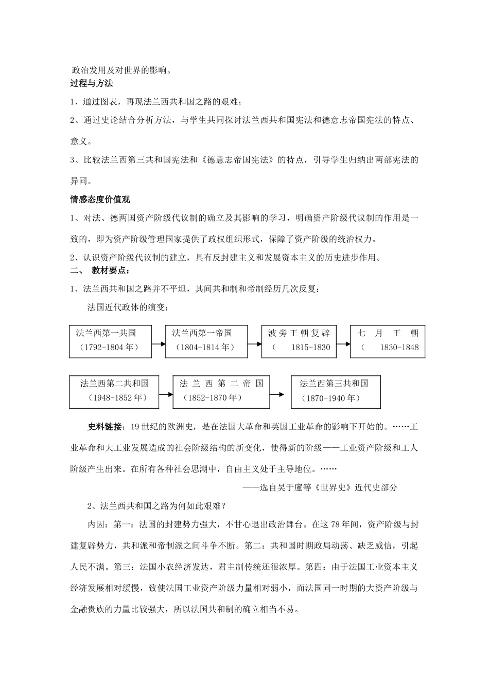 高中历史 7.3《民主政治的扩展》学案 人民版必修1_第2页