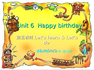 三年级英语Unit6