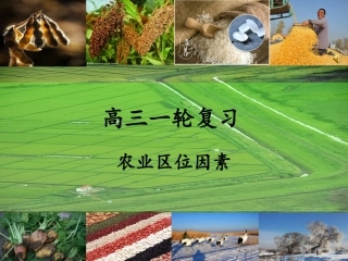 农业区位条件分析（24张）