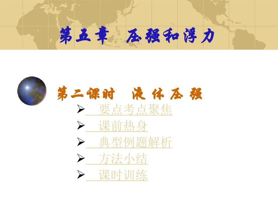 液体的压强课件_第1页