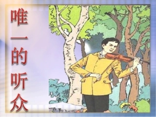 唯一的听众优秀课件人教版