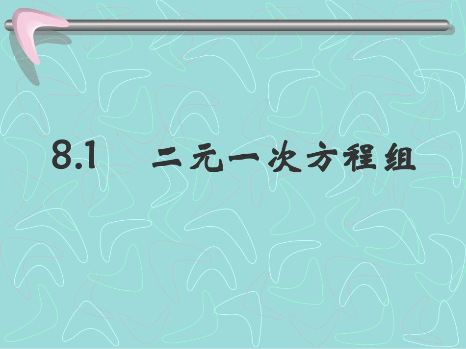 二元一次方程组(2)_第1页