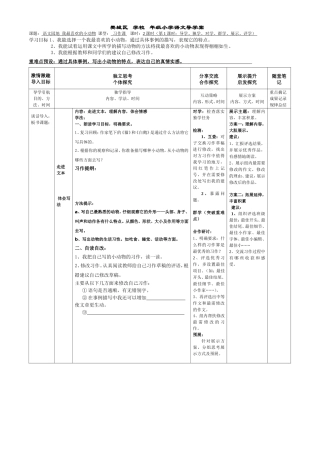 习作——我最喜欢的小动物