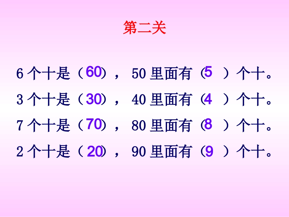 整十数加、减整十数的口算_第3页