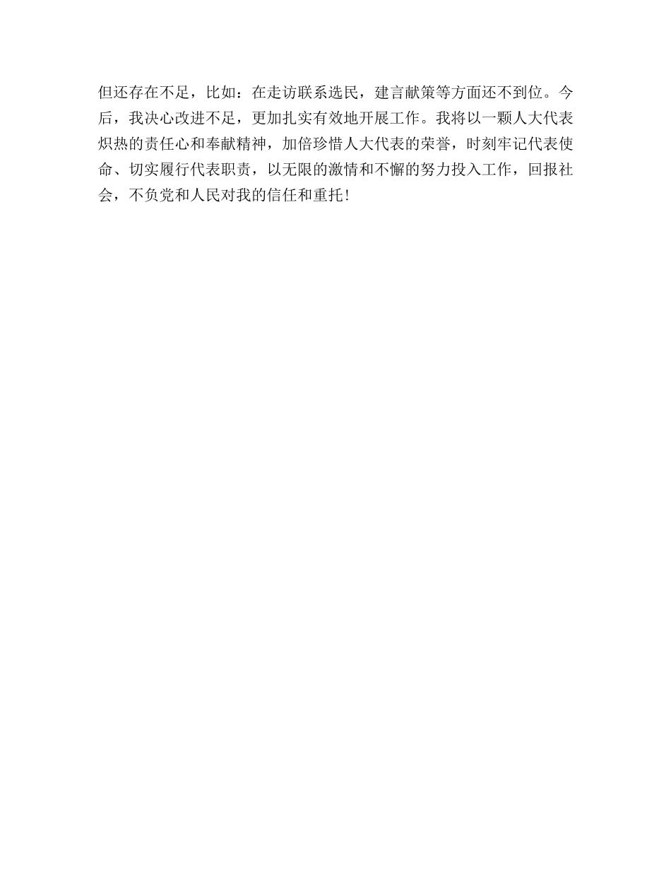2024年人大代表工作述职报告 _第3页
