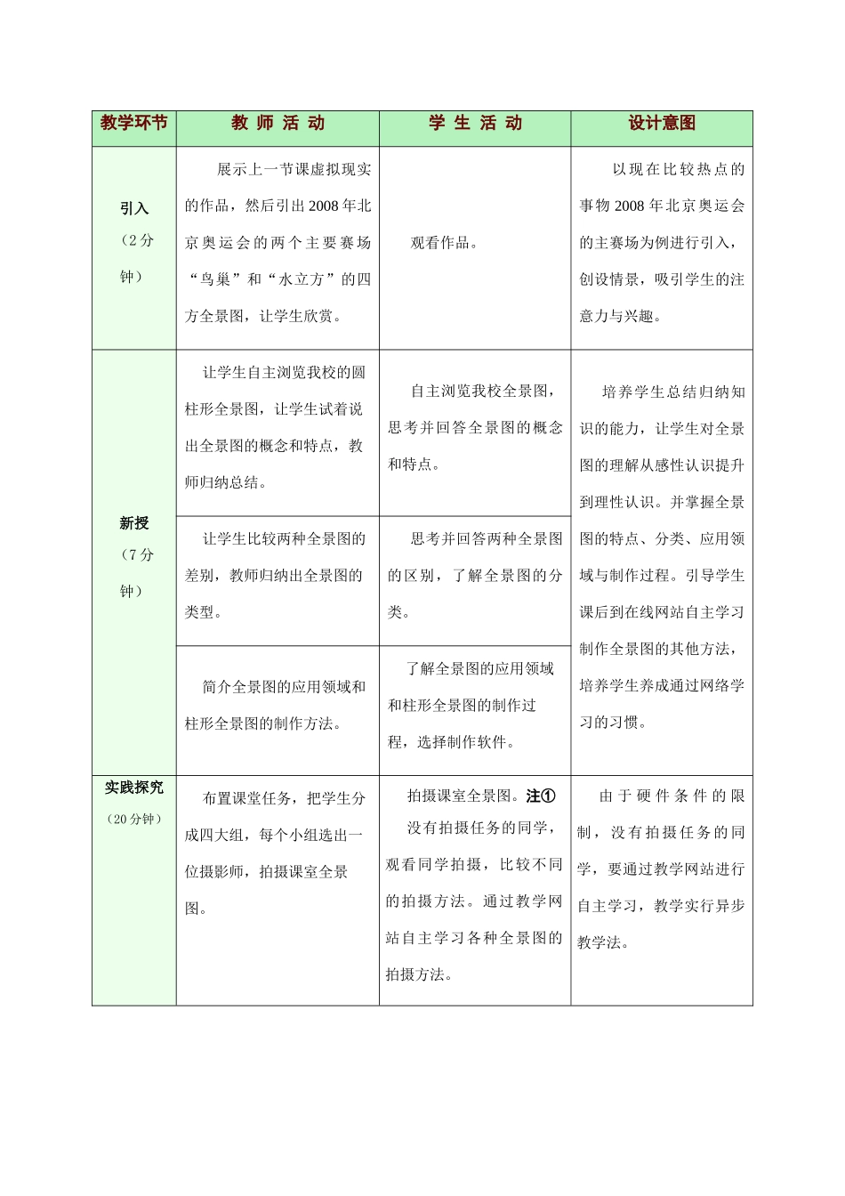 高中信息技术《全景图之旅》教学案例_第3页