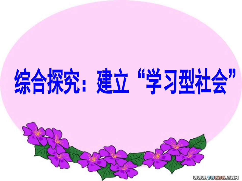 高二政治建立学习型社会_第1页