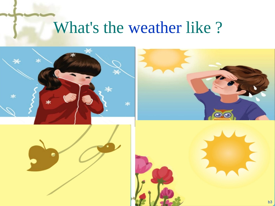 四年级英语PEPunit3weather_第3页