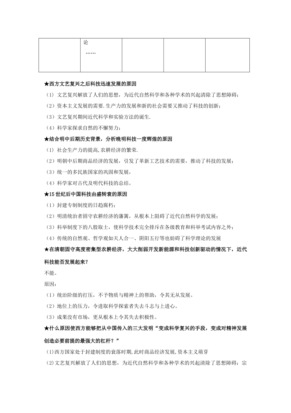 高中历史 第16课 综合探究：破解“李约瑟难题”学案 岳麓版必修3_第2页