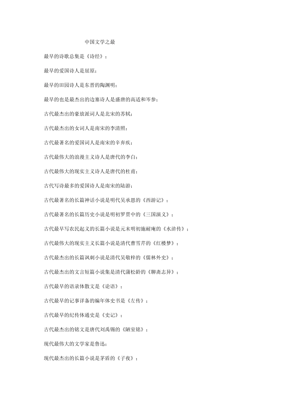 中国文学之最_第1页